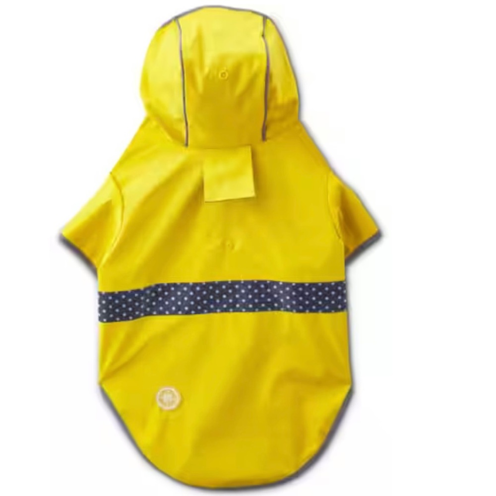 Rain Jacket Reversible Hooded Jacket Yellow XL
